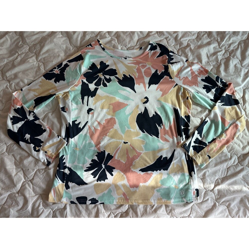 Hang Ten Womens Flower Rashguard